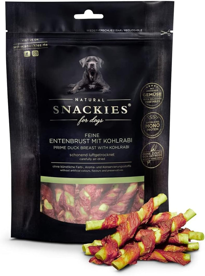 SNACKIES Vorteils-Set Genuss 8+1 Pack (à 170/180g) Premium Snacks für Hunde ohne Zusatz von Getreide