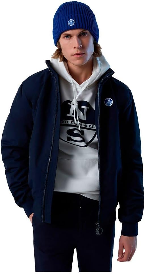North Sails Sailor Herrenjacke aus recyceltem Nylon - Slim Fit und Befestigung mit Reissverschluss S