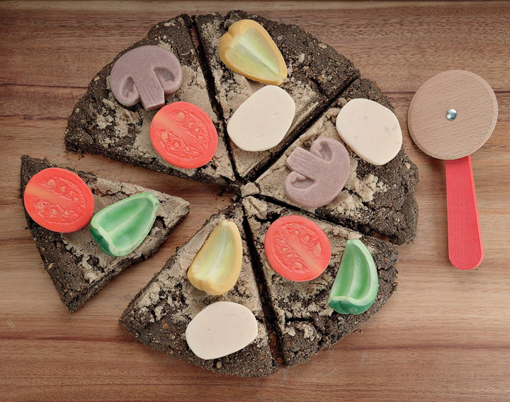 Pizza-Belag – sensorische Spielsteine
