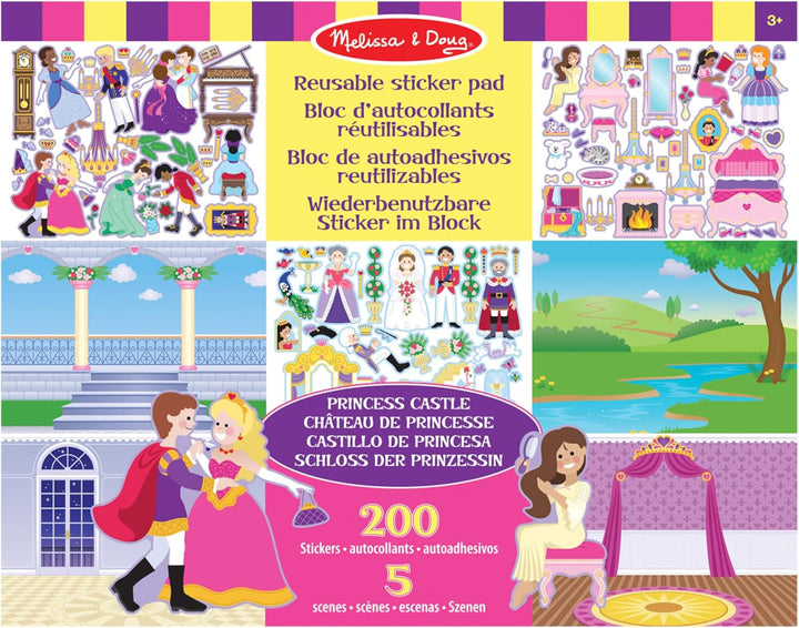 Melissa & Doug Reusable Sticker Pad Bundle contains Fairy, Princess, Dress-Up and Play House by Meli