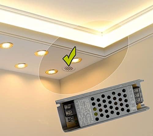 12V DC LED Trafo für Stripes - MR16 GU5.3 LED Halogen, ohne Mindestlast, kein Rauschen, kein Flimmer