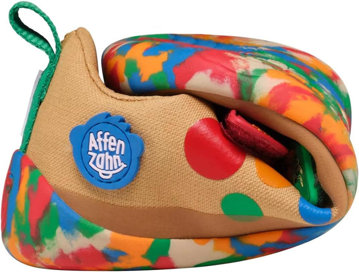 Affenzahn Barfussschuh Baumwolle Lucky Klettverschluss Vegan rutschfest Flexibel für den Sommer in G