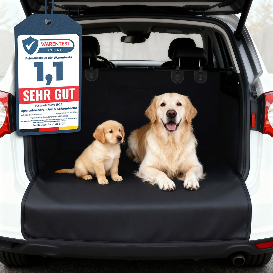 Upgrade4cars Kofferraumschutz Hund mit Ladekantenschutz Wasserdicht & rutschfest | Auto Hundedecke K