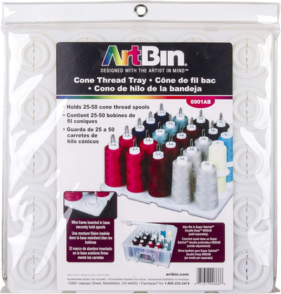ArtBin Garnspulen-Tablett, konisch, Wei&szlig