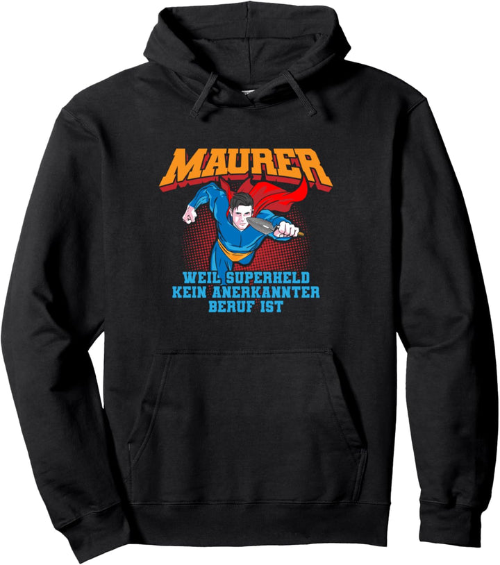 Maurer Werkzeug | Maurer Bekleidung | Lustige Sprüche Maurer Pullover Hoodie