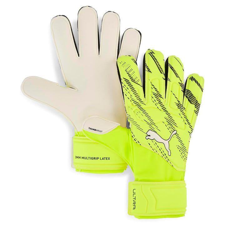 PUMA Ultra Match RC, Jungen Torwarthandschuhe 34 Yellow Alert-Puma Black, 34 Yellow Alert-Puma Black