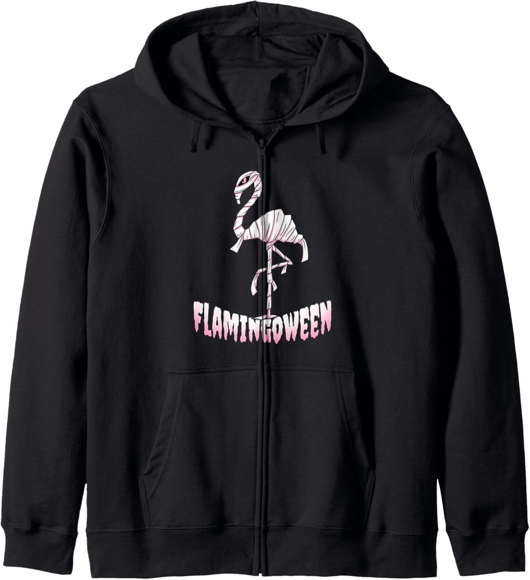 Flamingoween | Flamingo Mumie Halloween Kostüm Kapuzenjacke