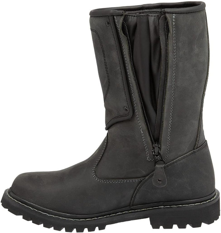 Kochmann Nevada Motorradstiefel (Black,45) 45 EU Schwarz, 45 EU Schwarz