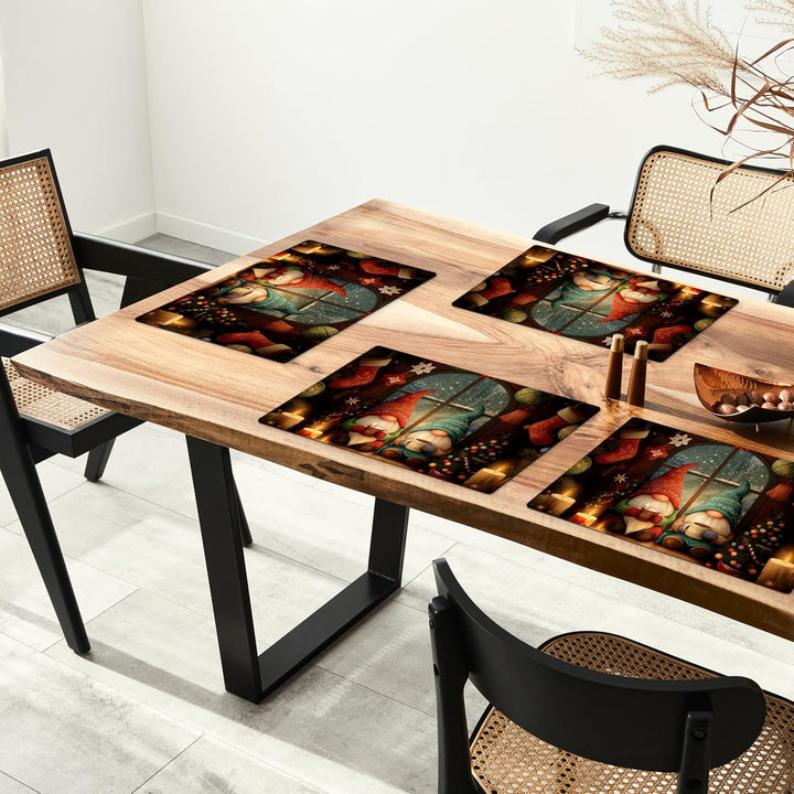 KitchenYeah© Platzsets Abwaschbar 6-Teilig 45x30 cm Tischsets Platzdeckchen rutschfeste Platzset Unt