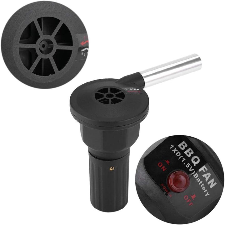 Yosoo Health Gear Tragbarer Grillventilator für den Aussenbereich, leistungsstarker Luftstrom, ideal