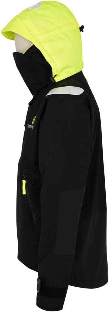 Bermudes Herren Funktionale Regenjacke Wasserdichter Spoiler XS Schwarz/Dunkelgrau, XS Schwarz/Dunke