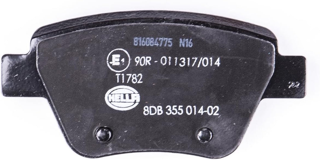 HELLA PAGID 8DB 355 014-021 Bremsbelagsatz - T1782 - Dicke/Stärke: 17.7mm - Bremssystem: Bosch - nic
