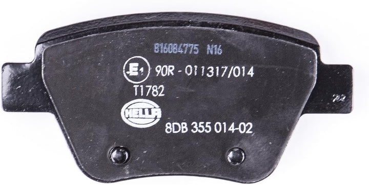 HELLA PAGID 8DB 355 014-021 Bremsbelagsatz - T1782 - Dicke/Stärke: 17.7mm - Bremssystem: Bosch - nic