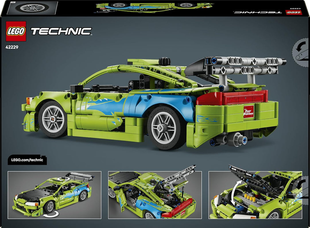 LEGO Technic Fast and Furious Mitsubishi Eclipse Auto - Modellbau Auto - Sammlerset inkl. Lenkung un