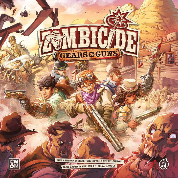 CMON | Zombicide: Undead or Alive – Gears & Guns | Erweiterung | Kennerspiel | Dungeon Crawler | 1-6