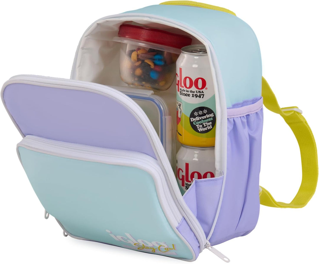 Igloo Retro Mini Kühl-Rucksack 9 L Violett, 9 L Violett