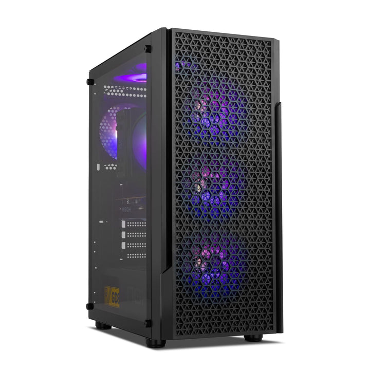 NOX XTREME PRODUCTS Infinity BETA - Semitower M-ATX | ITX, Seitenfenster aus gehärtetem Glas, Frontg