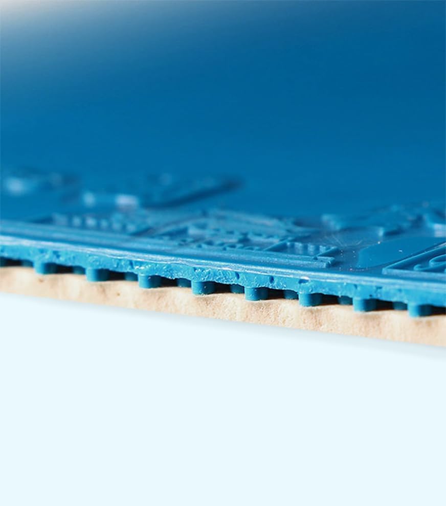 Tuttle Beijing | China Tischtennisbelag | Offensiv | Top Spin | ITTF Zulassung Blau 2.1 mm, Blau 2.1