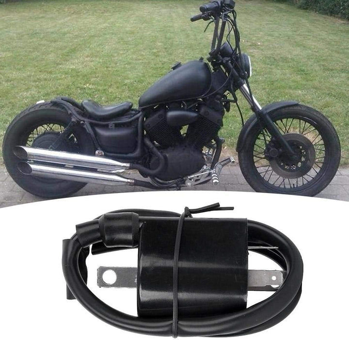 Qiilu Motorrad-Zündspule, Zündspule Motorradzubehör Passend für Virago 535 XV535 1987-2000