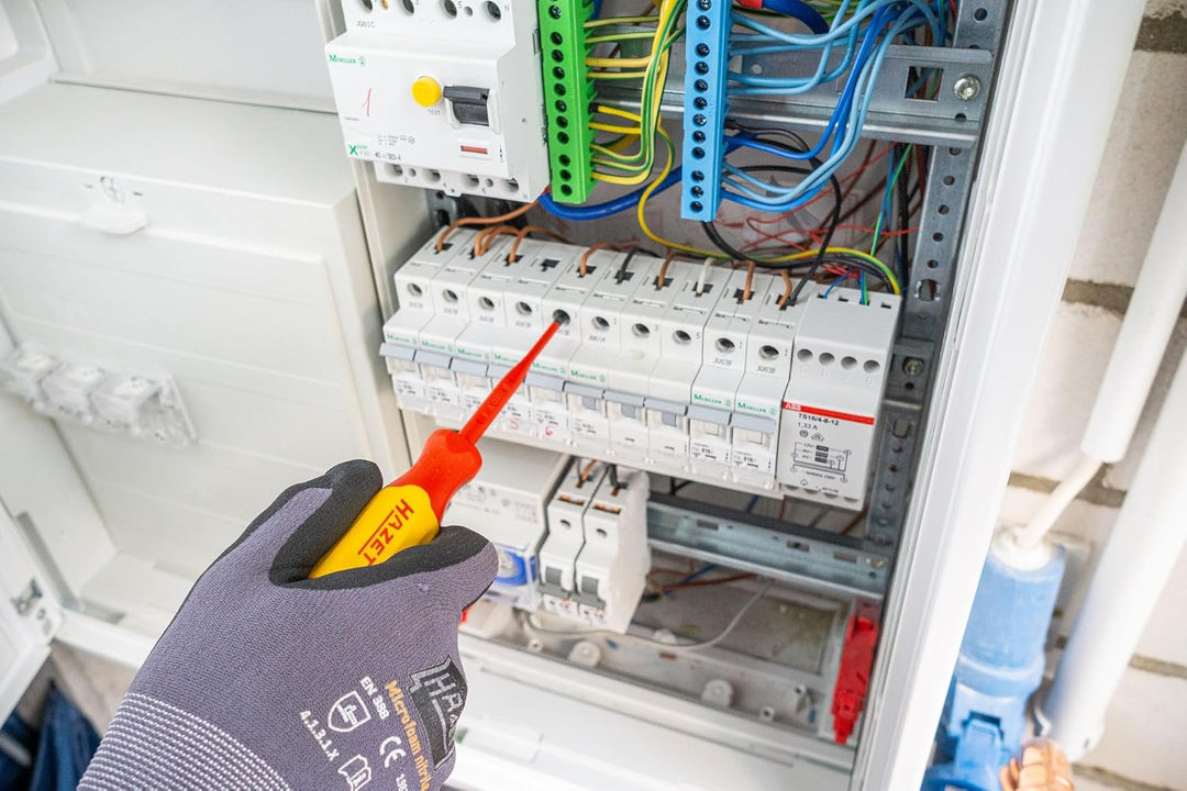 HAZET Elektriker-Schraubendreher, schutzisoliert 811KV-40, Schlitz Profil | Abtrieb Schlitz Profil,