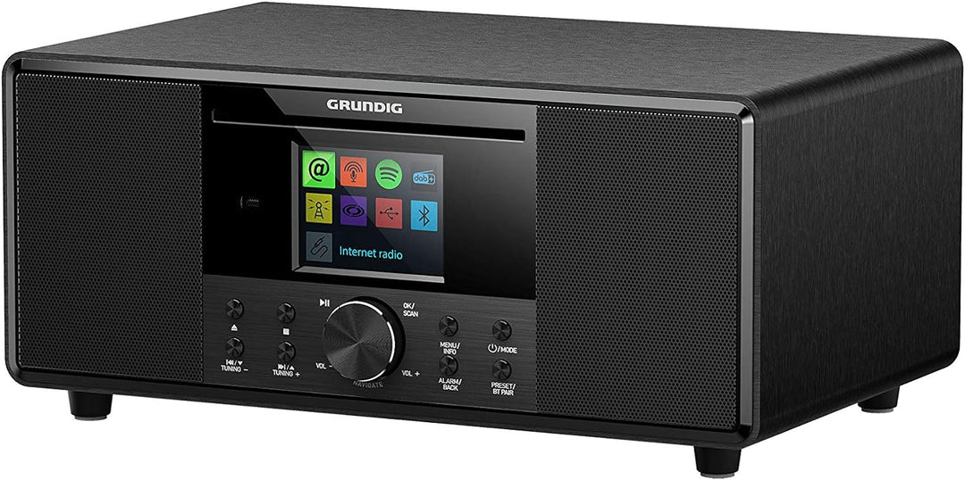 GRUNDIG GIR1070 DTR 7000 All-In-One Internetradio, FM/RDS/DAB+/Internetradio, Bluetooth, Schlummerfu