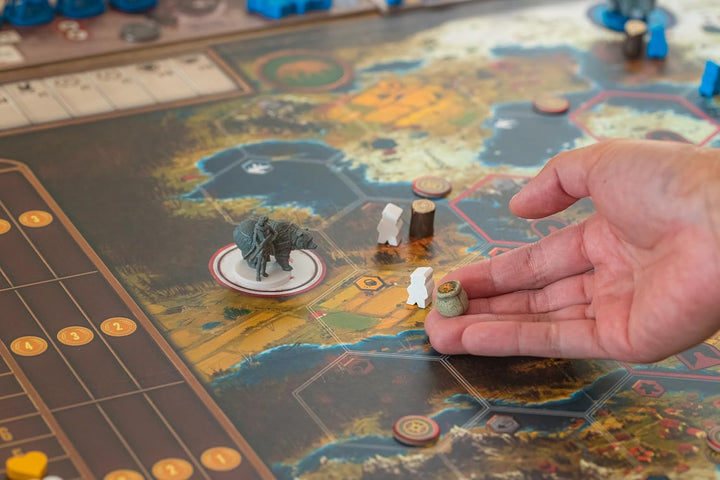 Stonemaier Games , Scythe: Realistic Resources , Board Game , Ages 14+ , 1-5 Players , 90-115 Minute