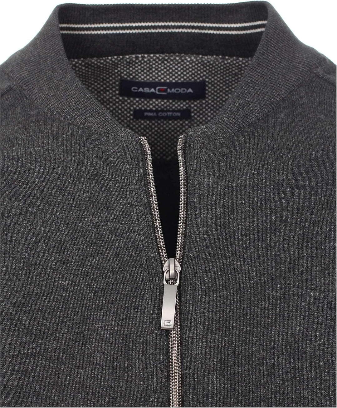 CASAMODA Strickjacke Uni, S Grau