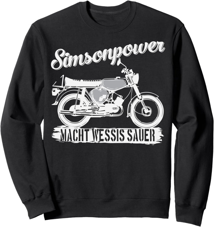 Simson-S51 Moped Oldtimer Design Sweatshirt