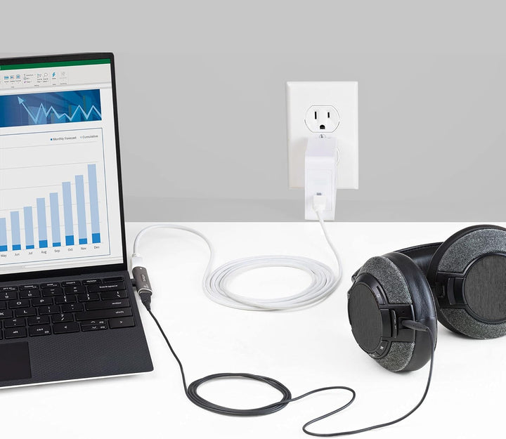 STARTECH.COM USB-C Audio- und Ladeadapter - USB-C Audio-Kopfhörer-/Headset-Anschluss und 60W PD für