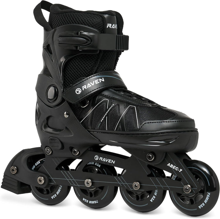 Raven 2in1 Verstellbare Inlineskates-Eishockey Expert mit Triple-Vent-System, Carbon Abec7 Kugellage