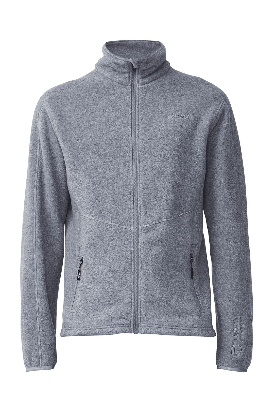Tenson Heren Fleecejacke Miracle Fleece M Ns XXL Grau, XXL Grau