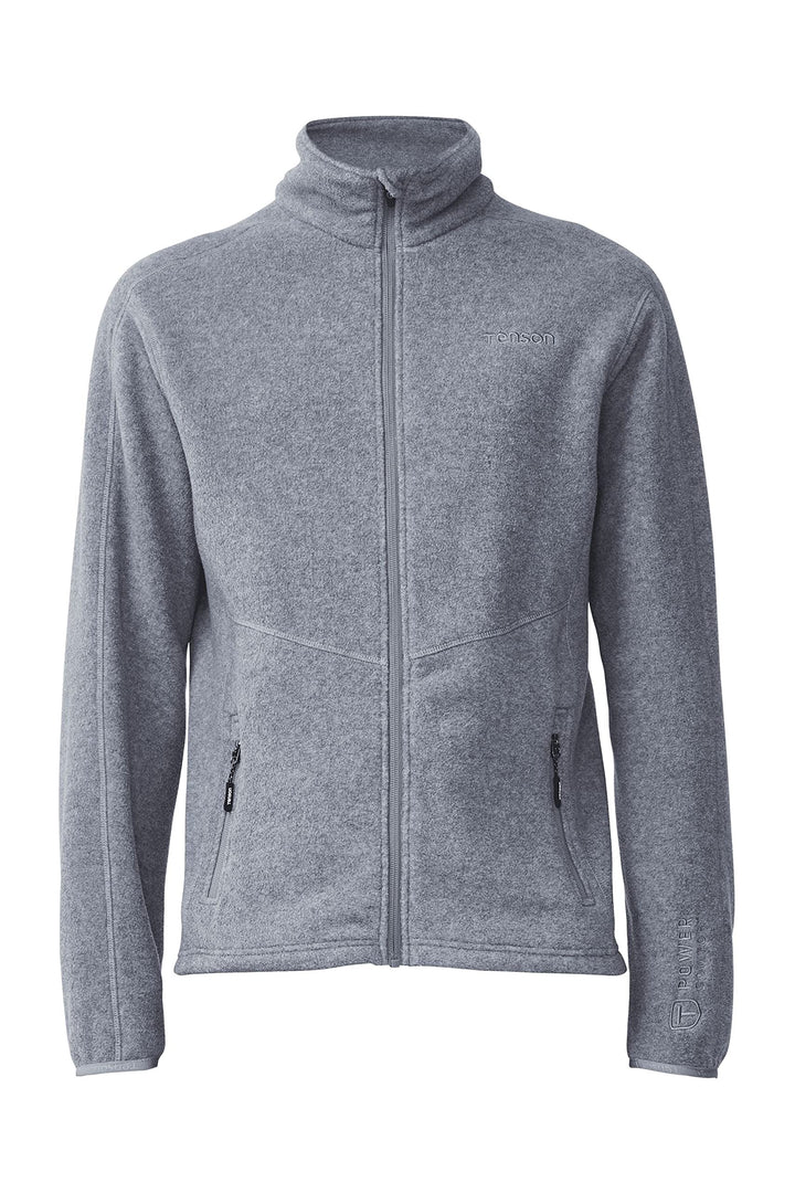 Tenson Heren Fleecejacke Miracle Fleece M Ns XXL Grau, XXL Grau