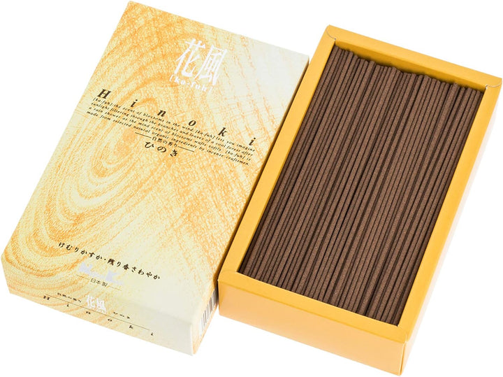 Nippon Kodo Japanische Räucherstäbchen Ka-Fuh Japanische Zypresse Hinoki, grosse Räucherstäbchenbox,