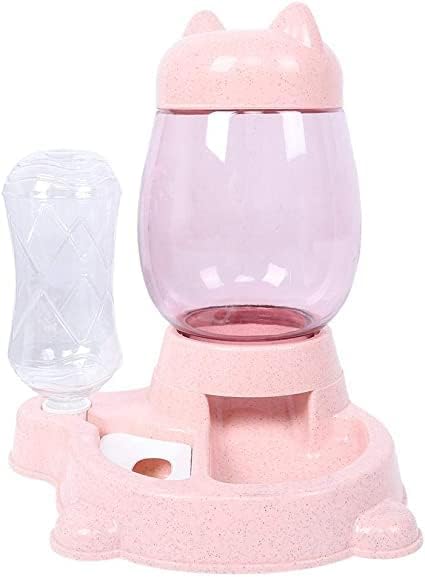 Automatischer Futter- und Wasserspender für Haustiere, kleine und mittlere Grösse (Rosa) Geschenkide