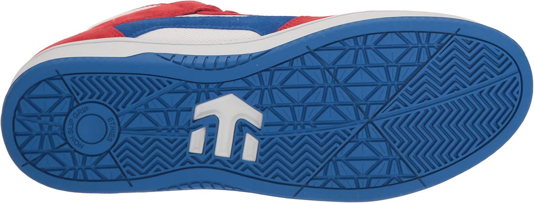 Etnies Herren Mc Rap Hi Top Skateschuh Skate-Schuh 43 EU Rot Weiss Blau, 43 EU Rot Wei&#xDF; Blau