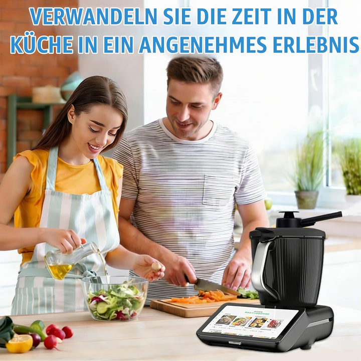 Dampfumleiter kompatibel mit Thermomix TM7 zubehör | 360° Drehbarer Dampfkamin mit Überlaufschutz |