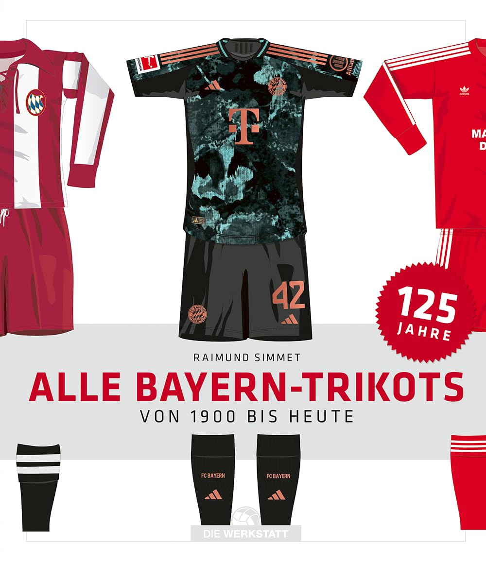 Alle Bayern-Trikots: Von 1900 bis heute, Gebundenes Buch