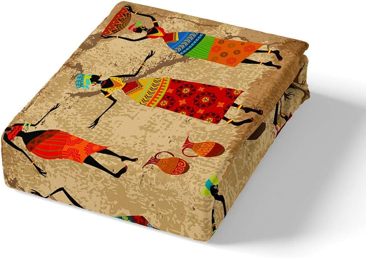Loussiesd Bettw?sche Set Ethnischer Stil Afrika Land Retro Bettbezug Set für Kinder Jungen M?dchen 1