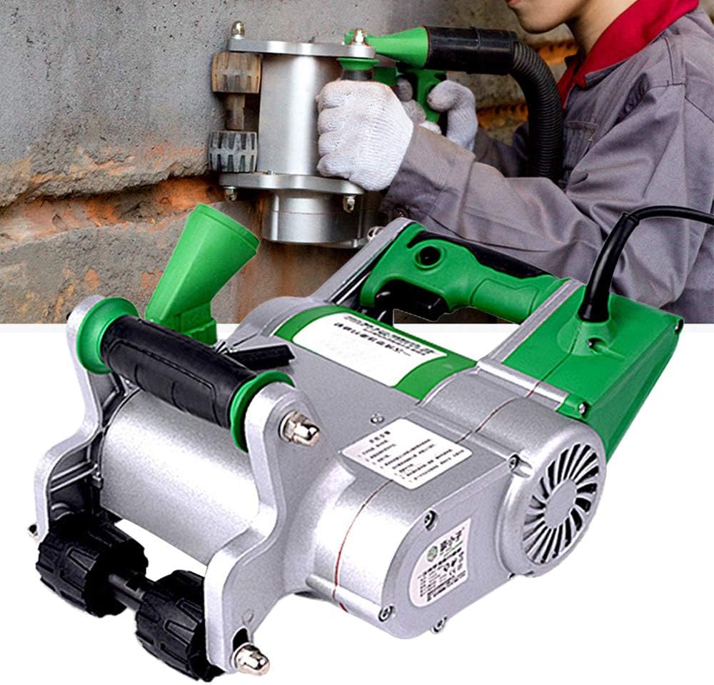 Mauernutfräsmaschine 1100W, Elektrische Mauernutfräse Frästiefe 30 mm 2000 U/min Für Voll- und Hohlz