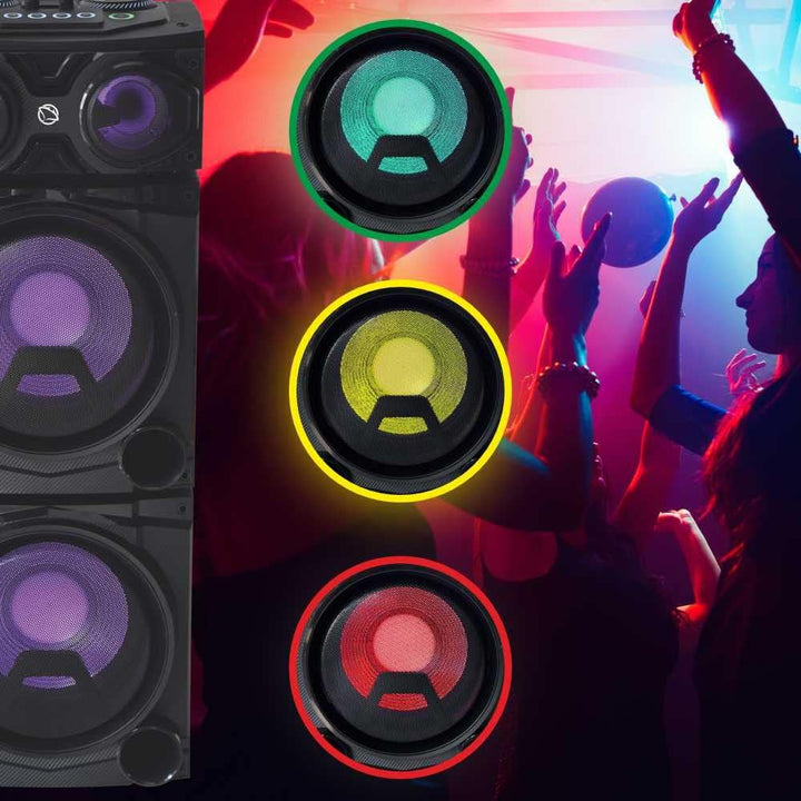 Karaoke Bluetooth Lautsprecher Stereo Modular Manta CUBE SPK5520