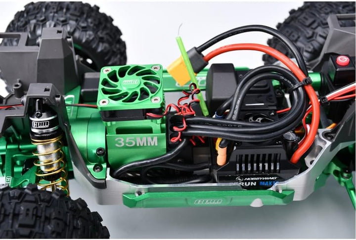 Aluminium 6061-T6 Alloy Cooling Fan with 35mm Motor Heatsink for Traxxas 1:16 Mini Maxx 4WD 107154-1