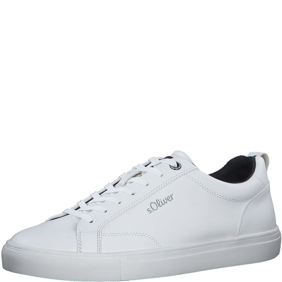 s.Oliver Herren Sneaker Low 5-13632-30 40 EU Weiss, 40 EU Weiss