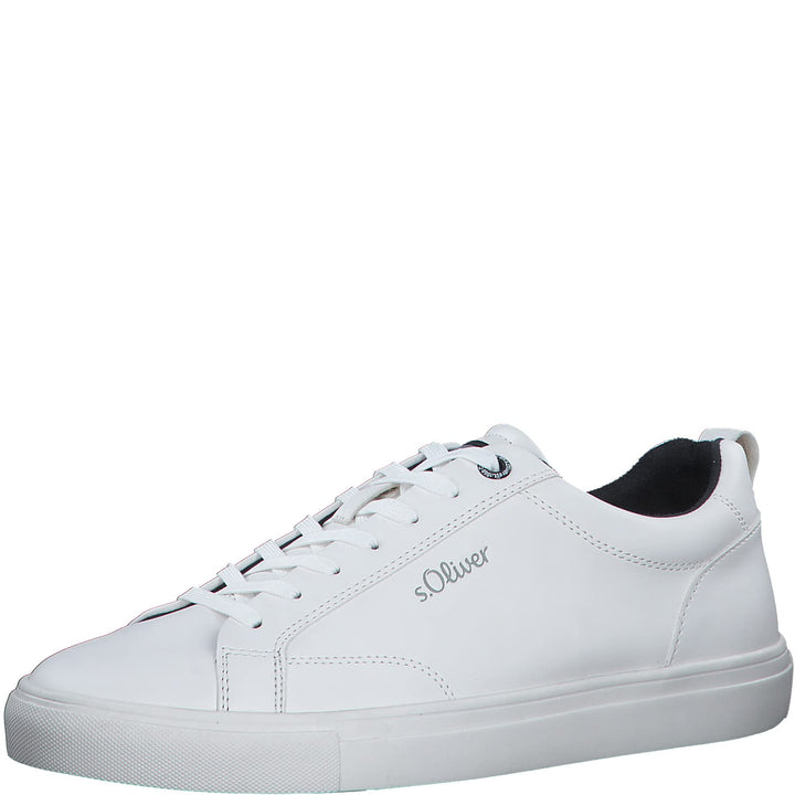 s.Oliver Herren Sneaker Low 5-13632-30 40 EU Weiss, 40 EU Weiss