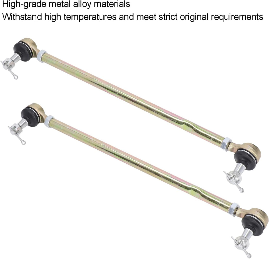 Qiilu Spurstangenköpfe, 2 Sätze Spurstangenköpfe mit Ends Kit Ersatz für Suzuki QUADSPORT 400 LT-Z40