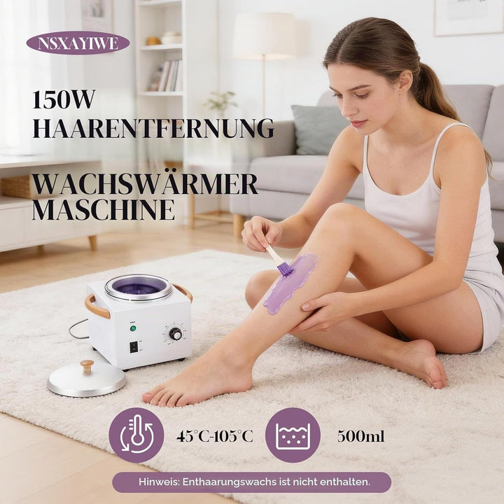 Haarentfernungs-Wachsheizung, 150 W Haarentfernungs-Enthaarungswachsheizung, Wachswärmer, Waxing Mas
