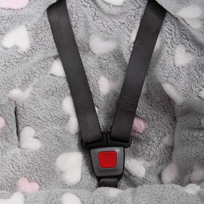 millybo Fusssack Baby Einschlagdecke für Winter geeignet für Kinderwagen Babyschale Babybett Autosit