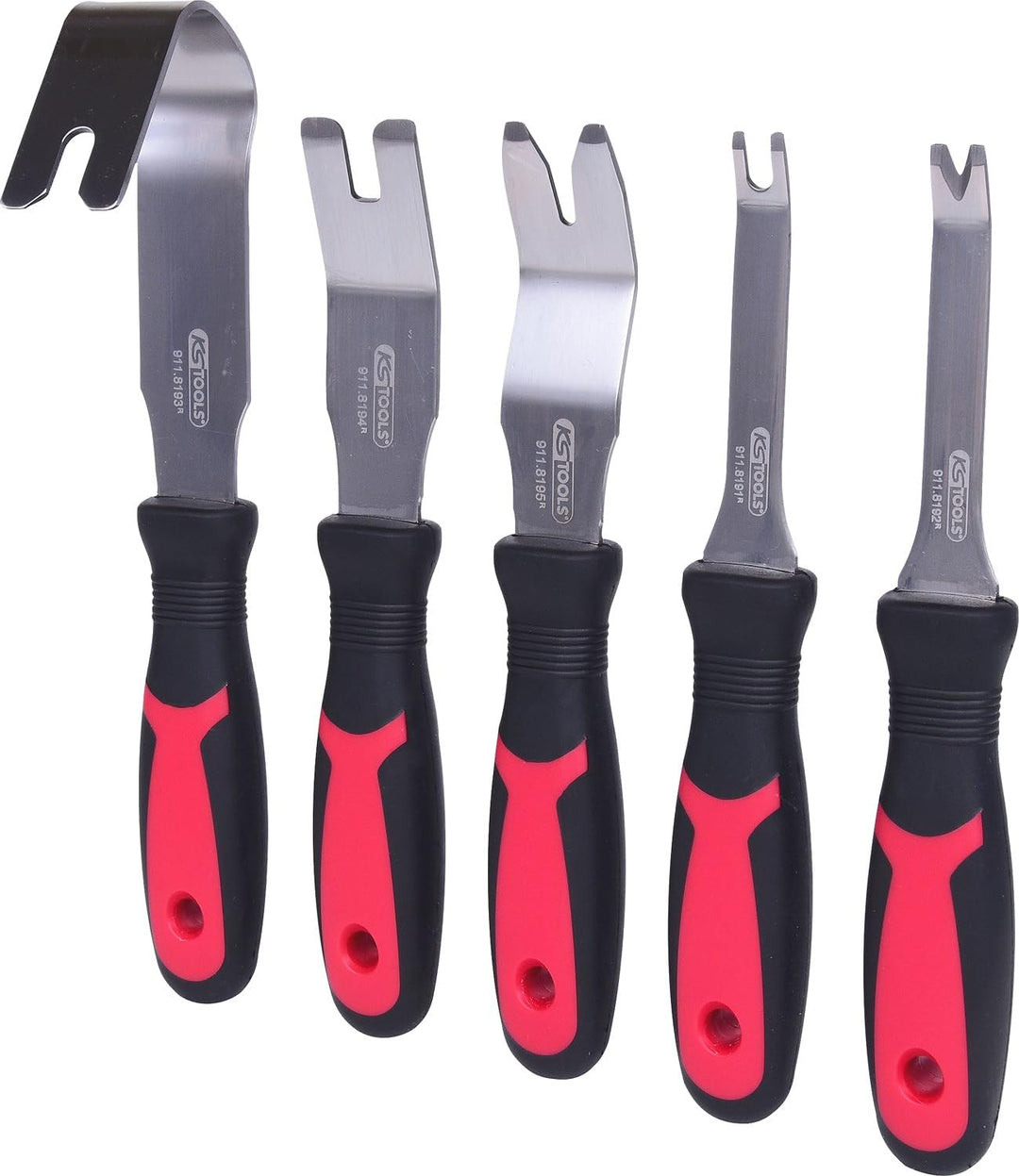 KS Tools 911.8190 Cliplöser- und Schneidsatz, 5-tlg., 230mm