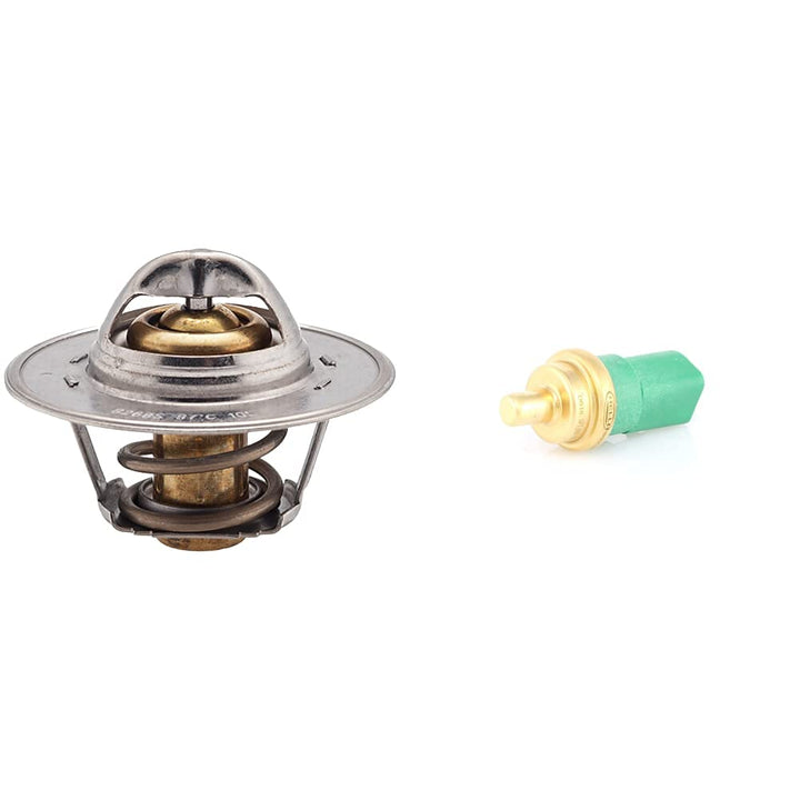 HELLA 8MT 354 774-141 Thermostat, Kühlmittel - Öffnungstemperatur: 87°C - mit Dichtung & 6PT 009 107