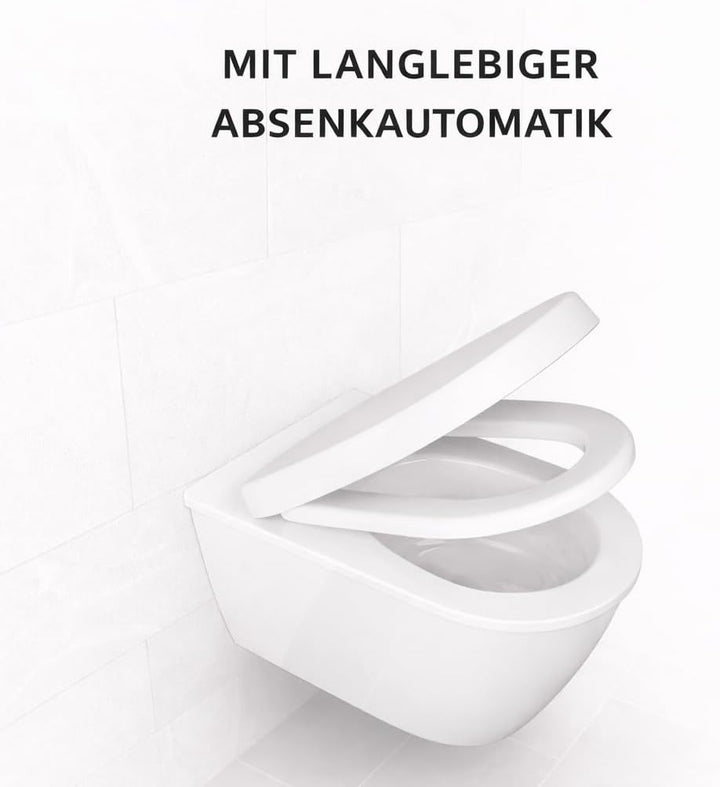 Bullseat Toilettendeckel – passend für Villeroy & Boch Subway 2.0 | Wc Sitz mit Softclose und abnehm