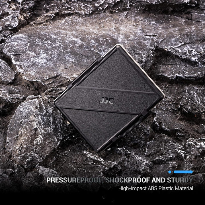 JJC SSD Speicherkarten Etui Tasche Aufbewahrung für 2,5 Zoll interne Solid State Drive, Wasserdicht